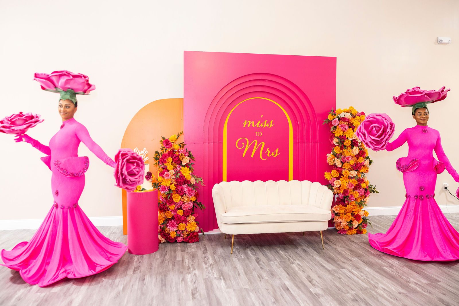 Luxury bridal shower guest table styling by Creative Motion Events in Maryland