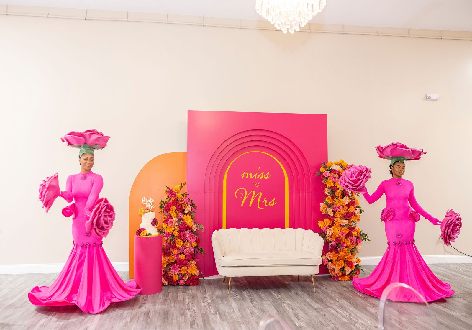 Luxury bridal shower celebration décor by Creative Motion Events in Maryland