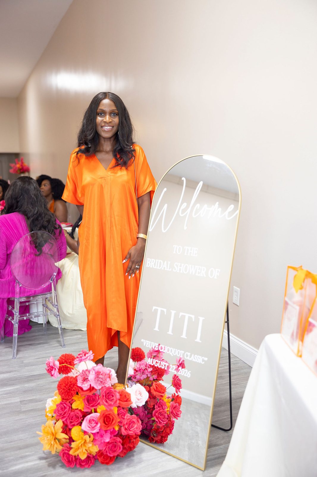 Luxury bridal shower tablescape and florals by Creative Motion Events in Maryland