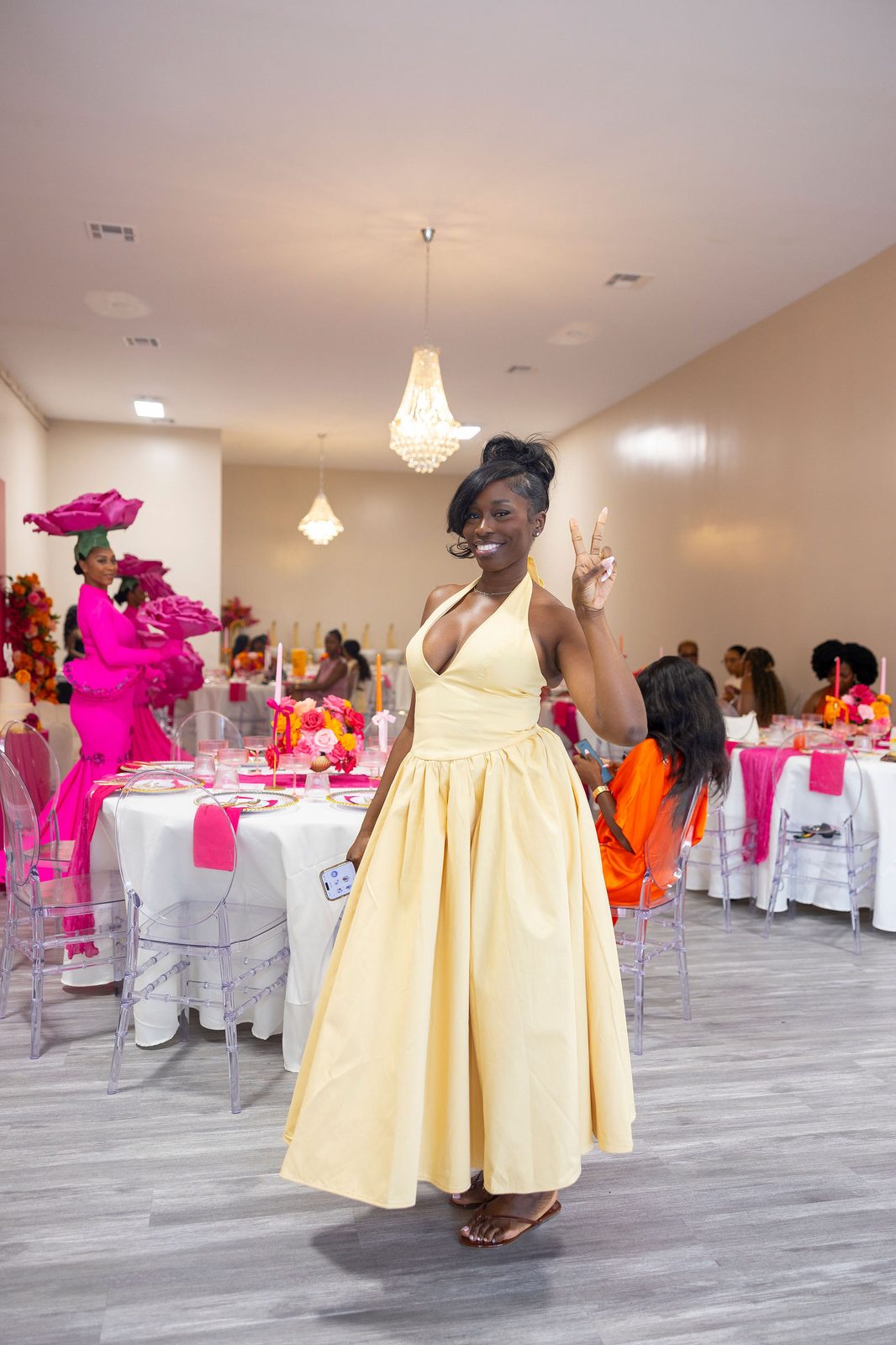 Luxury bridal shower lounge seating by Creative Motion Events in Maryland