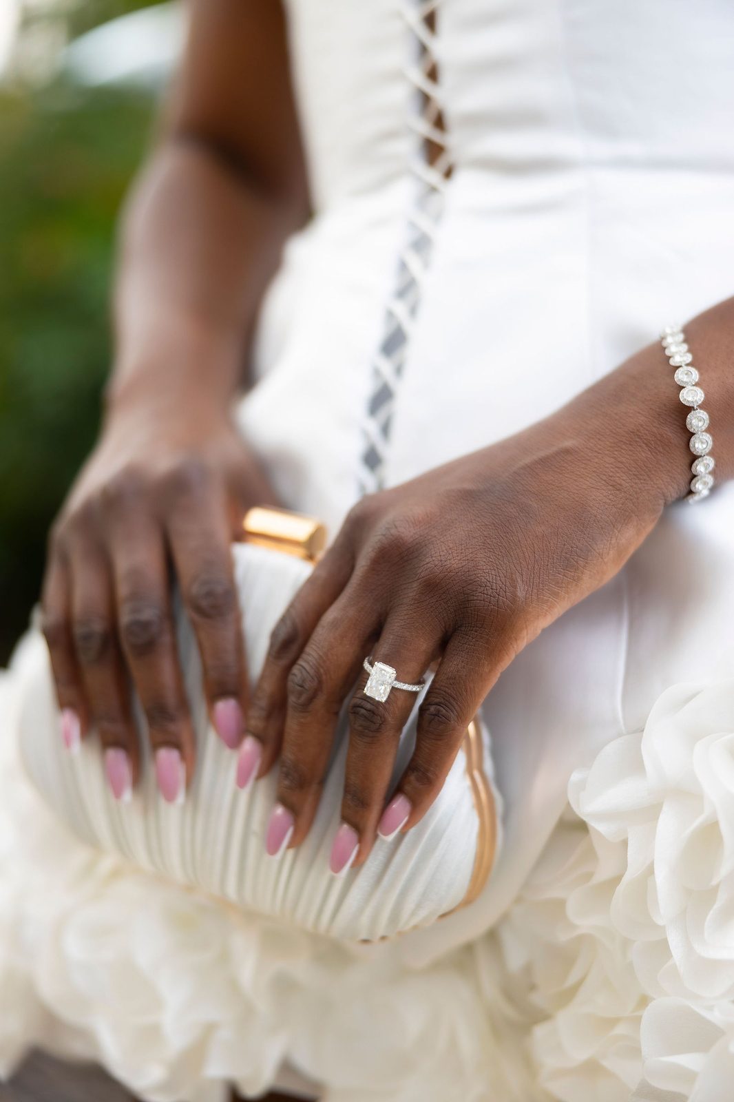 Luxury bridal shower place setting detail by Creative Motion Events in Maryland