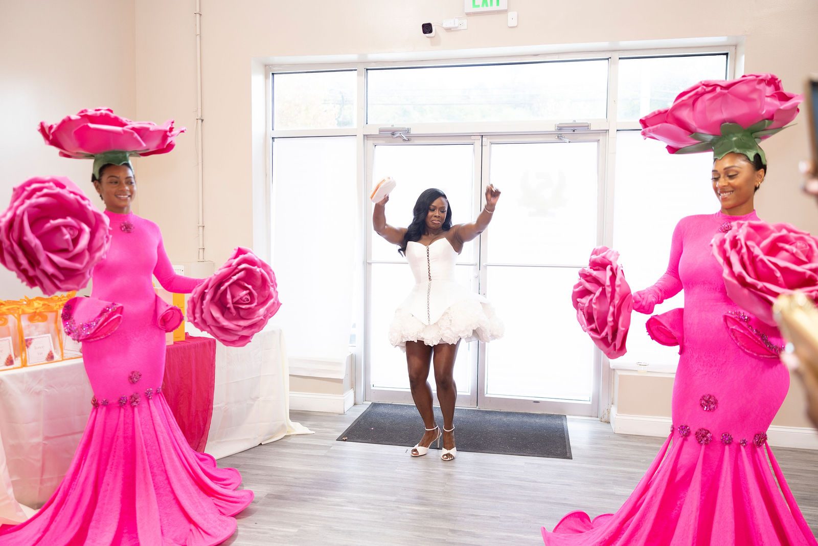 Luxury bridal shower lounge seating by Creative Motion Events in Maryland