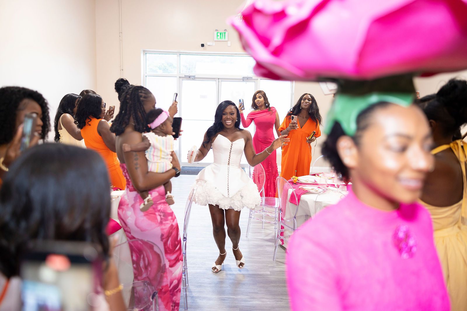 Luxury bridal shower party ambiance by Creative Motion Events in Maryland