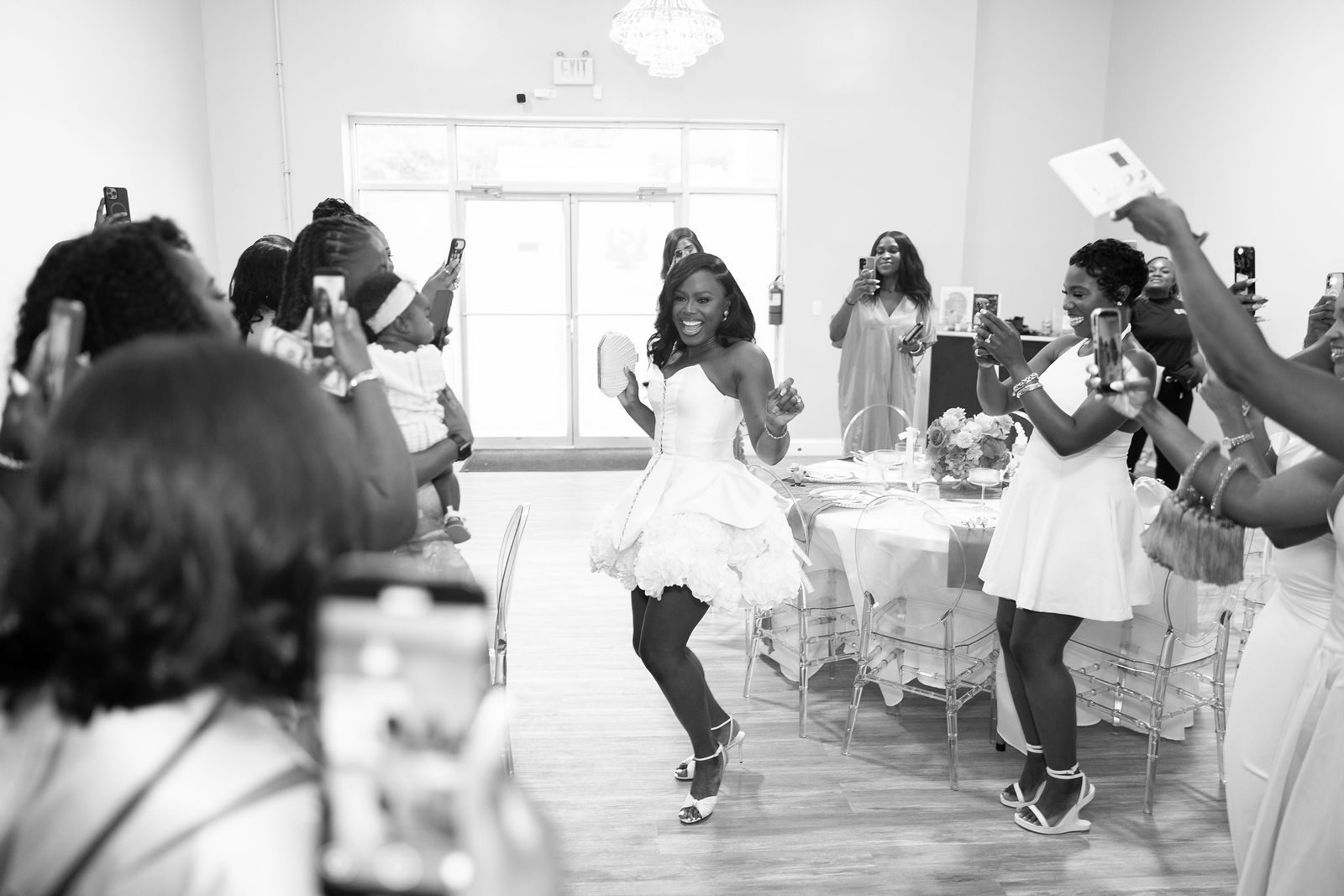 Luxury bridal shower place setting detail by Creative Motion Events in Maryland