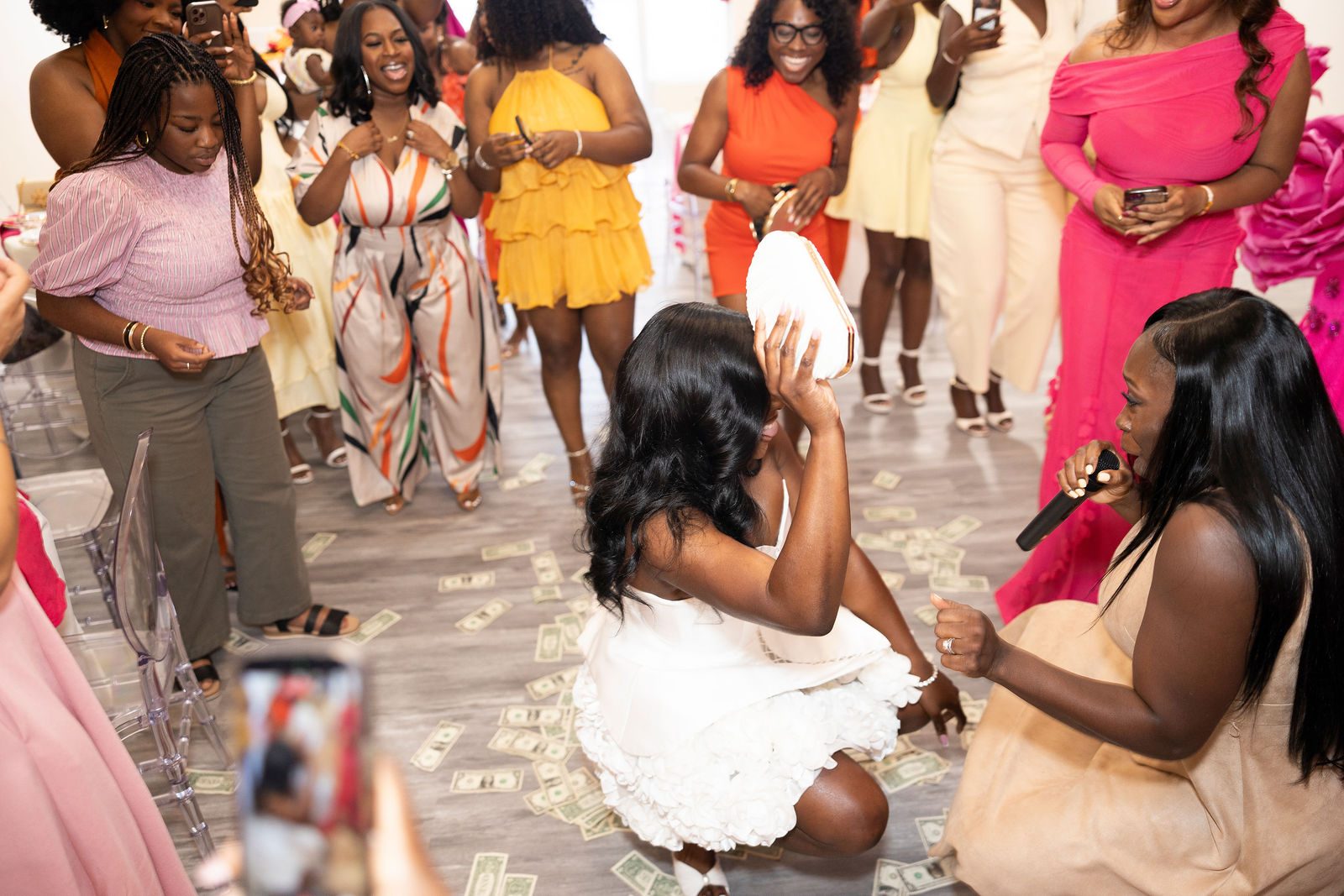 Luxury bridal shower party ambiance by Creative Motion Events in Maryland