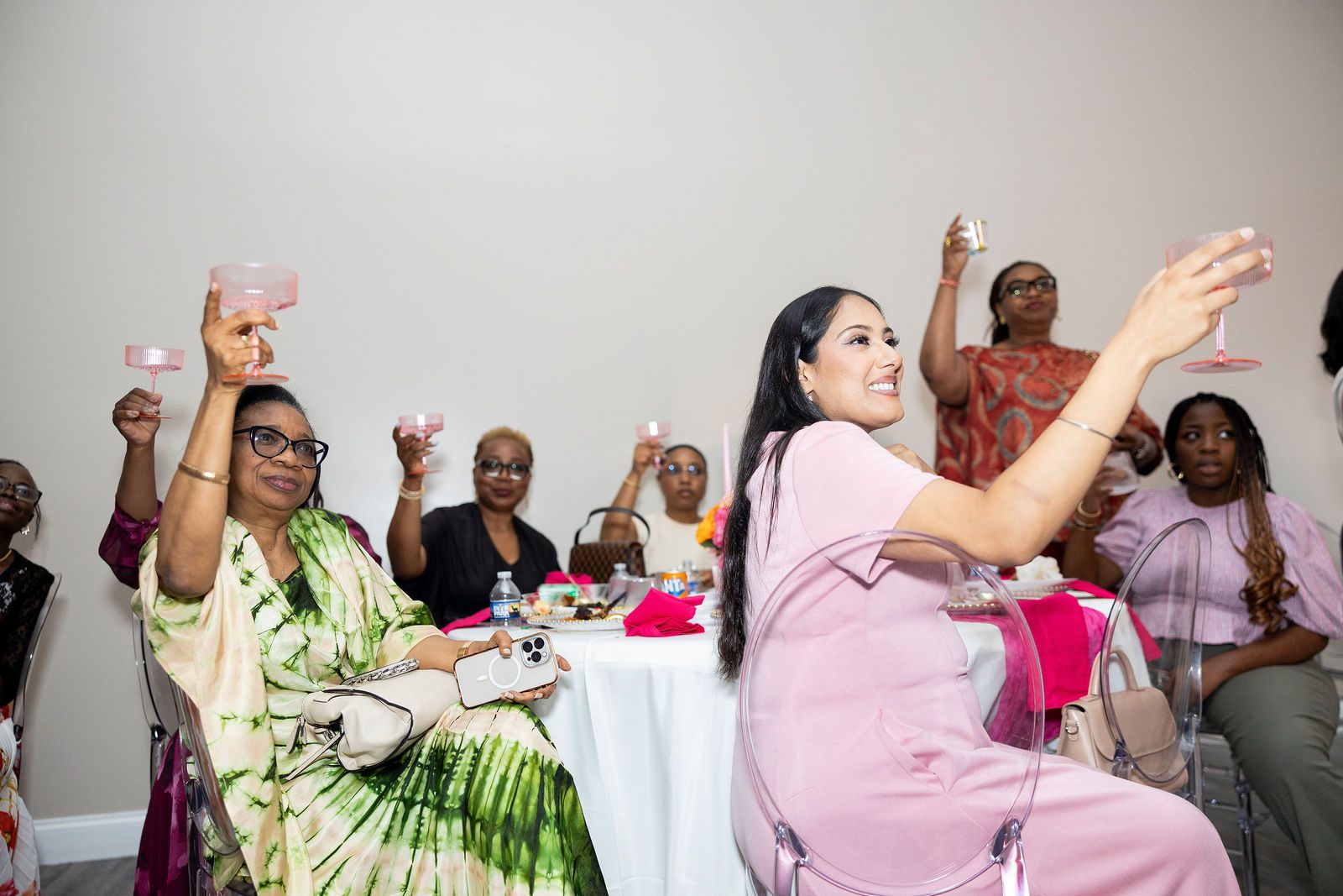 Luxury bridal shower tablescape and florals by Creative Motion Events in Maryland