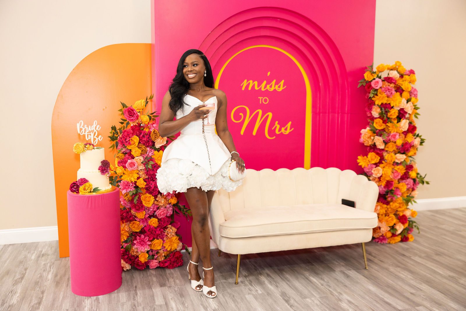 Luxury bridal shower party ambiance by Creative Motion Events in Maryland