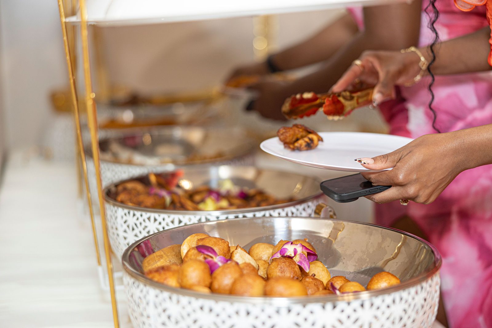 Luxury bridal shower guest table styling by Creative Motion Events in Maryland