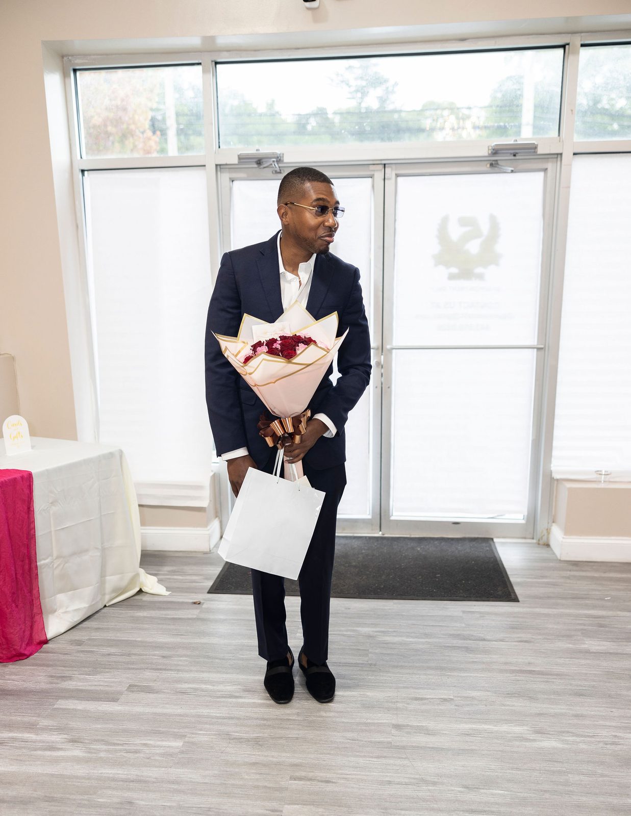 Luxury bridal shower guest table styling by Creative Motion Events in Maryland