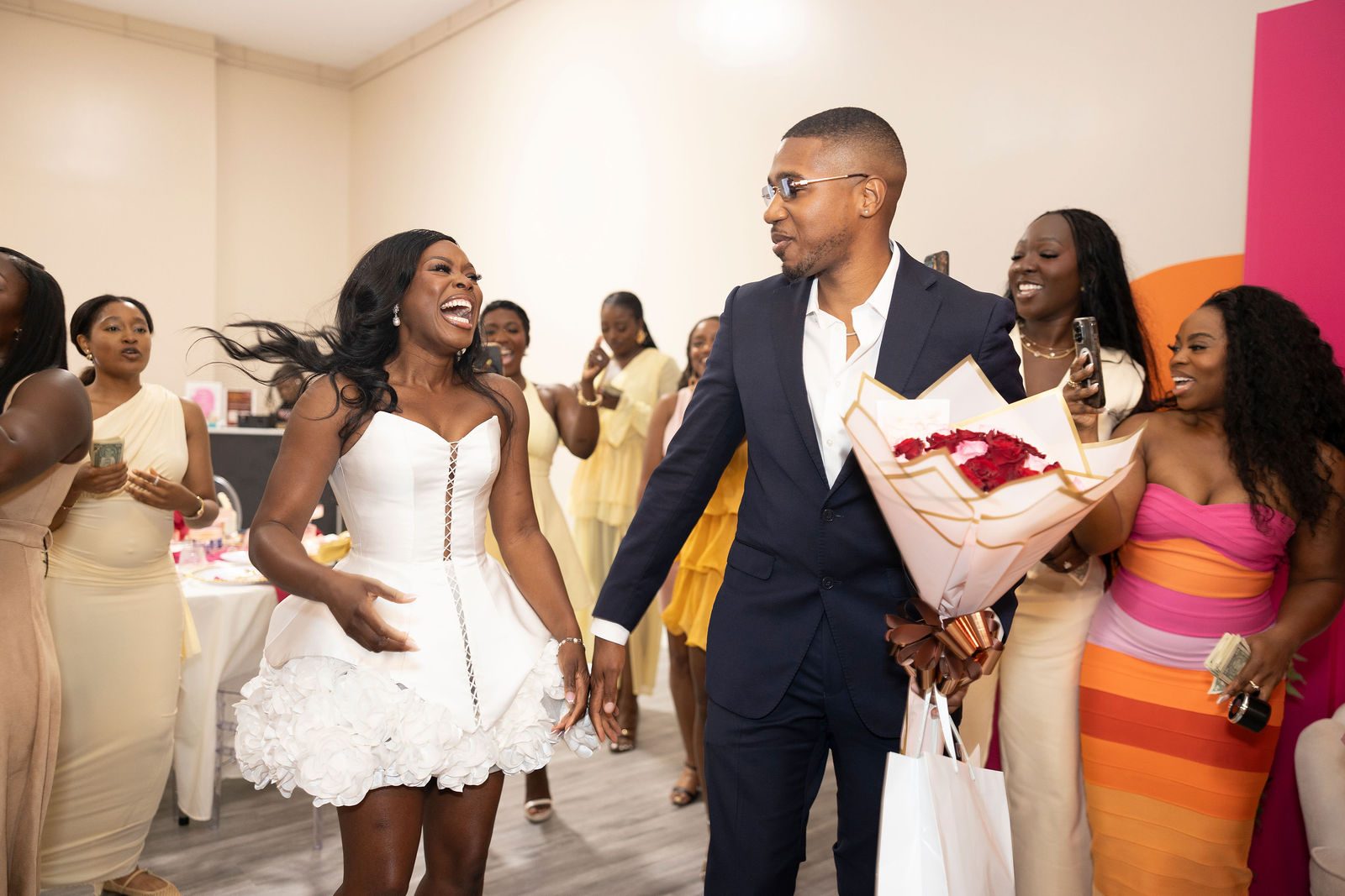 Luxury bridal shower celebration décor by Creative Motion Events in Maryland