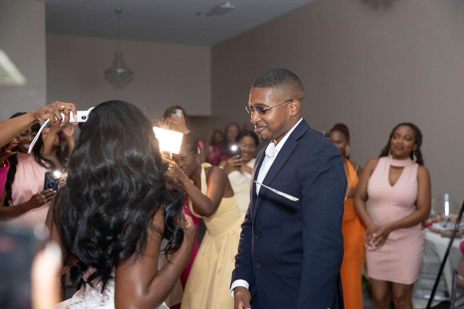 Luxury bridal shower bridal shower reception by Creative Motion Events in Maryland